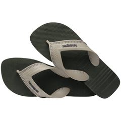 Sandália Havaianas Hybrid Beach Verde Oliva/Cimento Queimado 37/38