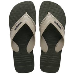 Sandália Havaianas Hybrid Beach Verde Oliva/Cimento Queimado 37/38