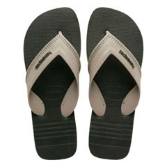 Sandália Havaianas Hybrid Be Vento Oliva/Cintilante Queimado 43/44
