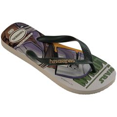 Sandália Havaianas Star Wars Bege Palha/Verde Escuro 43/44