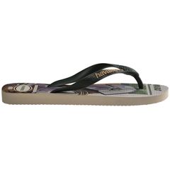 Sandália Havaianas Star Wars Bege Palha/Verde Escuro 43/44
