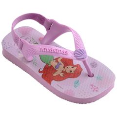 Sandália Havaianas Baby Disney Clássica Lavanda Fresca 19