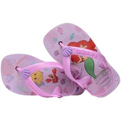 Sandália Havaianas Baby Disney Clássica Lavanda Fresca 19