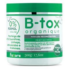 Máscara Capilar Fattore B-tox Organiq 500g