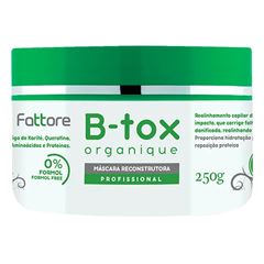 Máscara Capilar Fattore B-tox Organiq 250g