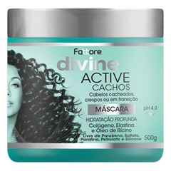 Máscara Capilar Fattore Active Cachos Divine 500g