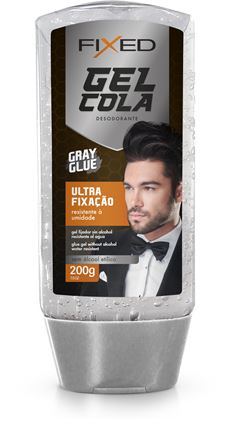 Gel Cola Desodorante Fixed Incolor 200g