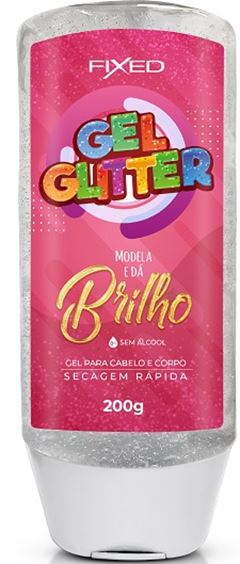 Gel Desodorante com Glitter Fixed Incolor 200g