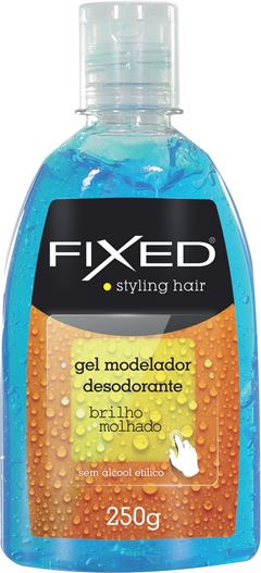 Gel Modelador Desodorante Fixed Azul 250g