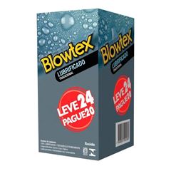PRESERVATIVO BLOWTEX LUBRIFICADO LEVE 24 PAGUE 20