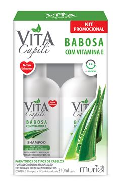 Shampoo E Condicionador Vita Capili Babosa 310ml