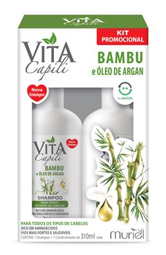 Shampoo E Condicionador Vita Capili Bambu 310ml