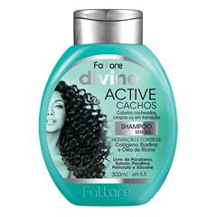 Shampoo Fattore Active Cachos Divine 300ml