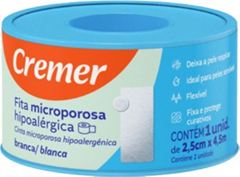 Fita Microporosa Cremer 2,5cm x 4,5m 48 Unidades