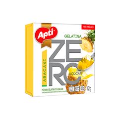 Gelatina Zero Apti Abacaxi Com 12 Unidades