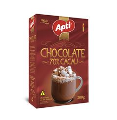 Chocolate Apti Po 70% Cacau 200g