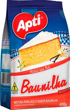 Mistura Para Bolo Apti Baunilha Refil 400g