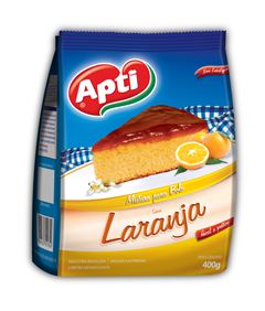 Mistura Para Bolo Apti Laranja Refil 400g