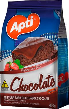 Mistura Para Bolo Apti Chocolate Refil 400g