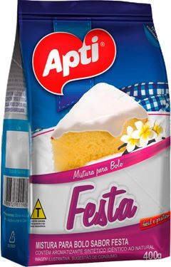 Mistura Para Bolo Apti Festa Refil 400g