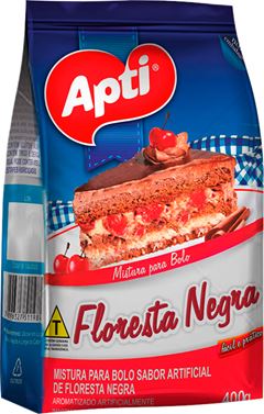 Mistura Para Bolo Apti Floresta Negra Refil 400g