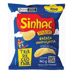 Batata Ondulada Tradicional Sinhac 140g