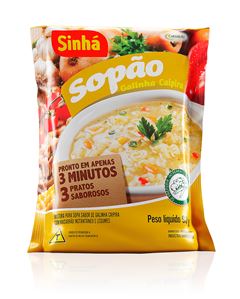 SOPAO SINHA GALINHA CAIPIRA COM LEGUMES 90G