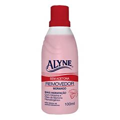 Removedor Alyne Sem Acetona Morango 100ml