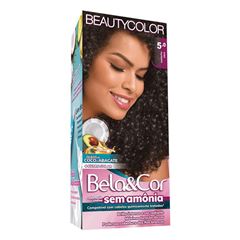 Tinta Bela & Cor Kit Sem Amônia 3.0 Castanho Escuro