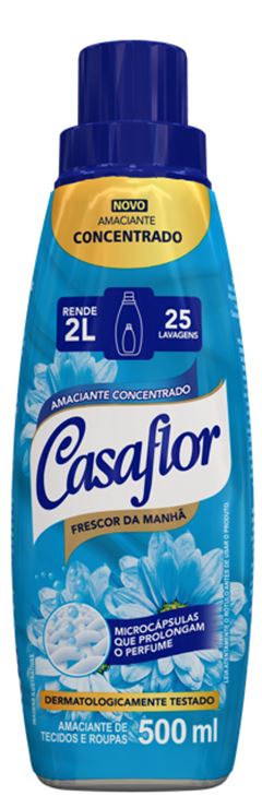 Amaciante Concentrado Casaflor Frescor Da Manhã 500ml