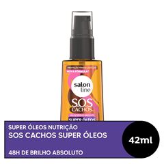 OLEO DE TRATAMENTO SOS CACHOS SUPER OLEOS SALON LINE 42ML