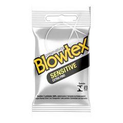 Preservativo Blowtex Sensitive com 3 Unidades