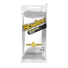 Preservativo Blowtex Sensitive com 6 Unidades