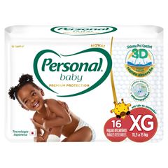 Fralda Descartável Personal Premium JB XG 16 Unidades