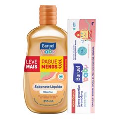 Sabonete Liquido Infantil Da Xuxinha 210ml + Creme Assadura 45g