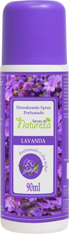 Desodorante Spray Seivas Da Natureza Lavanda
