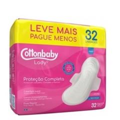 Absorvente Cottonbaby Lady Suave com Abas
