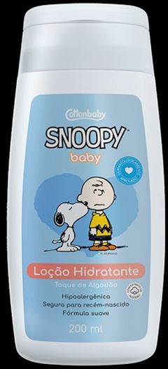 Loção Hidratante Infantil Cottonbaby Snoopy Toque de Algodão