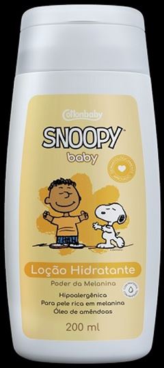 Loção Hidratante Infantil Cottonbaby Snoopy Poder da Melanina