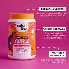 CREME PARA PENTEAR DEFINICAO EXTRAORDINARIA SALON LINE 1KG