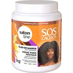 CREME PARA PENTEAR SOS CACHOS OLEO DE MANGA SALON LINE 1KG