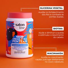 CREME PARA PENTEAR TRATAMENTO PROLONGADO SALON LINE 1KG