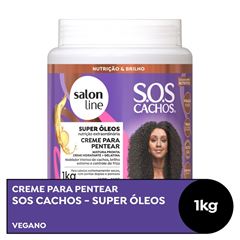 Creme Para Pentear Salon Line SOS Condicionador Super Óleos 1kg