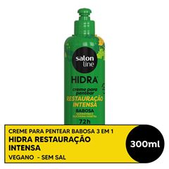 CREME PARA PENTEAR HIDRA BABOSA 3 EM 1 SALON LINE 300ML