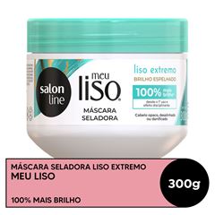 MASCARA DE HIDRATANTE MEU LISO EXTREMO BRILHO ESPELHADO SALON LINE 300G