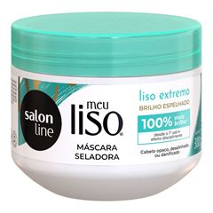 MASCARA DE HIDRATANTE MEU LISO EXTREMO BRILHO ESPELHADO SALON LINE 300G