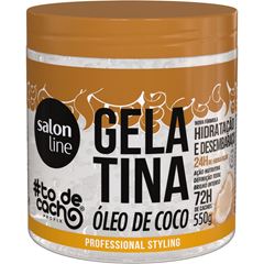 GELATINA OLEO DE COCO TODECACHO HIDRATACAO E DESEMBARACO SALON LINE 550G