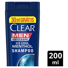 Shampoo Clear Men Ice Cool Men 200ml Leve + Pague -