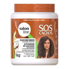 Ativador de Cachos Salon Line SOS Óleo de Coco 1kg