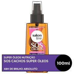 OLEO DE TRATAMENTO SOS CACHOS SUPER OLEOS SALON LINE 100ML